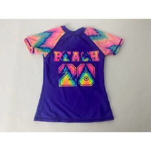 St. Tropez Swim Shirt Beach Purple Pink - Kids Size 6